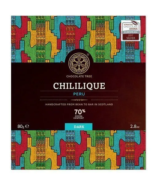 Chocolate Tree Piura Chililique 70%-os kézműves étcsokoládé