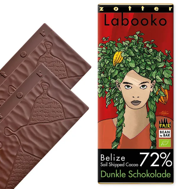 Zotter Labooko 72% Belize