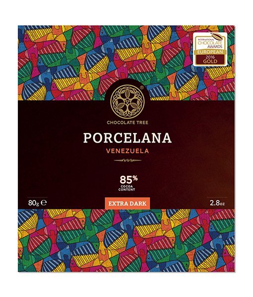Chocolate Tree Porcelana 85%-os étcsokoládé venezuelai kakaóból