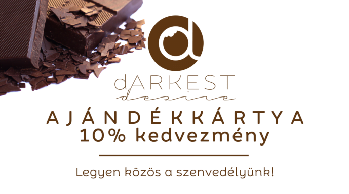 Étcsokoládé ajándékkártya kedvezmény