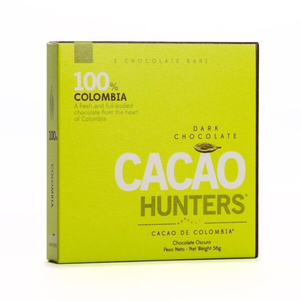Cacao Hunters 100%-os kézműves étcsokoládé kolumbiai kakaóból